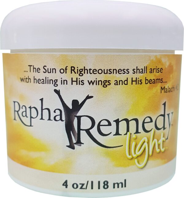 A jar of Rapha Light.