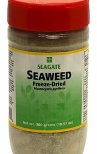 A jar of Seaweed Powder on a white background.