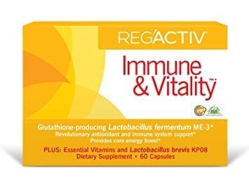 A box of Essential Formulas Reg'Active Immune & Vitality.