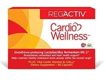 A box of Essential Formulas Reg'Active Cardio Wellness.