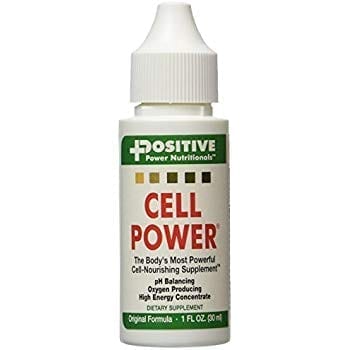A bottle of Cell Power on a white background.