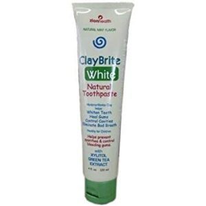 ClayBrite White Natural Toothpaste tube.