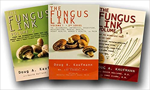 The Doug Kaufmann Fungus Link Book Collection, volume 1 and volume 2.