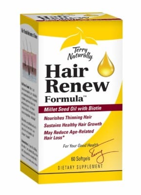 A box of Hair Renew Formula.