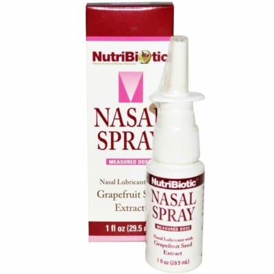 Nutribiolic Nasal Spray with grapefruit extract.