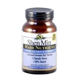 Shen Min Advanced Men's Formula hair nutrient for men.