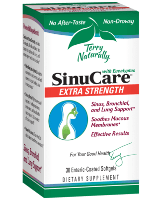 A box of SinuCare Extra Strength.