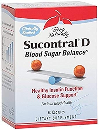 A box of Sucontral D blood sugar balance.