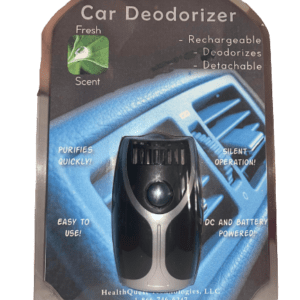 Car Deodorizer in packaging on a transparent background.