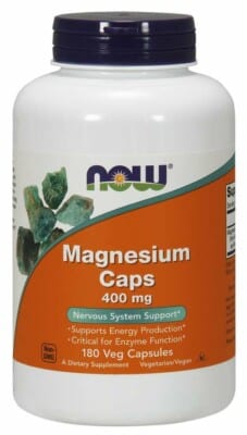 Now Magnesium Caps 500mg.