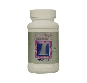A bottle of ZINC-60 supplements.