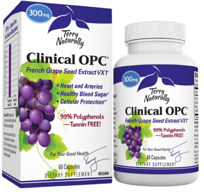CLINICAL OPC 300 mg with grapes.