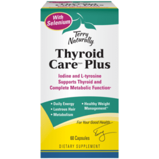 Terry naturally Thyroid Care Plus bottle packaging image