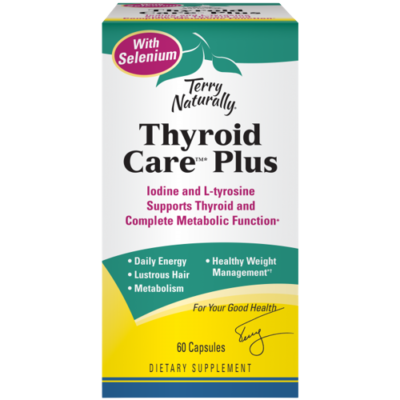 Terry naturally Thyroid Care Plus bottle packaging image