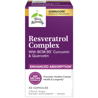 Resveratrol Complex With BCM-95® Curcumin & Quercetin 60 Caps